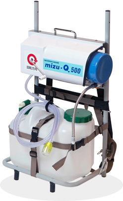 災害用浄水器の導入をお考えなら【かりはな製作所】にご相談を！業務用として利用できるmizu-Qは十分な給水・ろ過機能などの高い性能が特徴